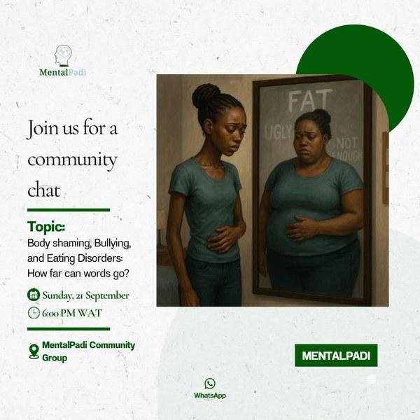 MentalPadi community chat flyer