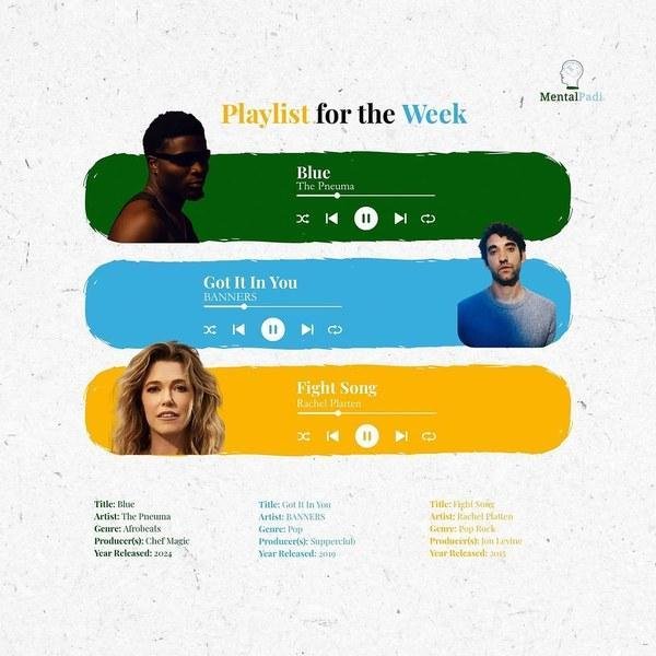 MentalPadi Playlist for the Week